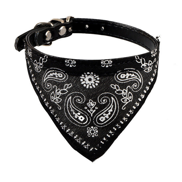 Low Price Collar Dog PU Leather Adjustable Pet Dog Collar Scarf Neckerchief Necklace Pet Collars Pet Products For Animals XT