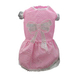 Dog Cat Bow Tutu Dress Lace Skirt Pet Puppy Dog Princess dog clothes for small dogs girl mascotas honden