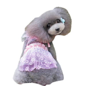 pet dog clothes summer dress dog clothes