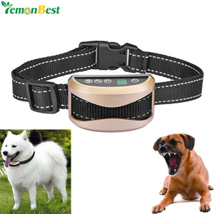 Pet Supplies Anti Bark No Bark Collar Electric Shock Rechargeable Dog Barking Control Training Collar Anti Barking Belt For Dog