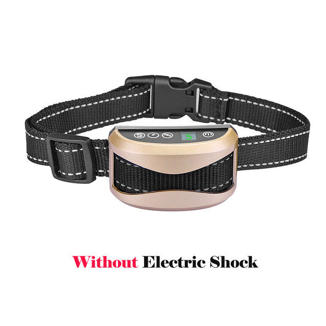 Pet Supplies Anti Bark No Bark Collar Electric Shock Rechargeable Dog Barking Control Training Collar Anti Barking Belt For Dog