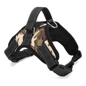 Pet Supplies Large Dog Harness Collar Soft Adjustable Harness Vest Dog Chest Strap For Medium Large Dog Walk Out Hand Strap M/L